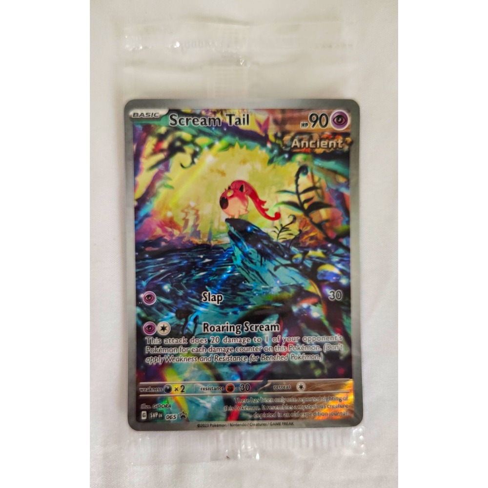 The Pokémon Company Scream Tail 065 SV Promo Cards Holo English 2023 90 HP - NEW